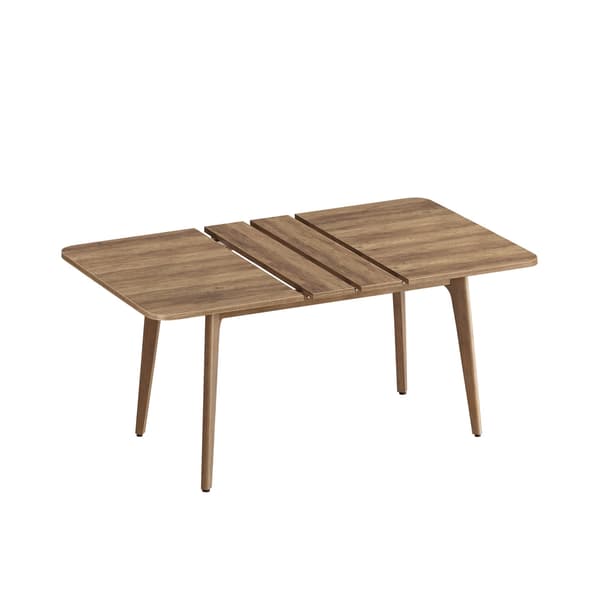 Utdragbart matbord | Honungsbrun | 140/160/180x85x76,2 cm