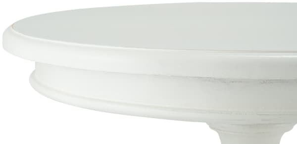 Round Side Tabell 50 cm - soffbord - Elegant design & robust - Antik vit - 18 kg lastkapacitet