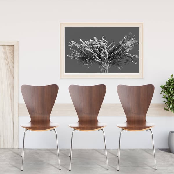 Stackstol - Multifunktionell - Space -Saving Design, Perfekt för evenemang och konferenser Färg: Walnut