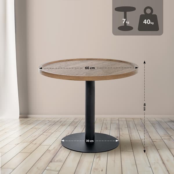 Sidobord - soffbord - modern stabilitet, med golvskyddare