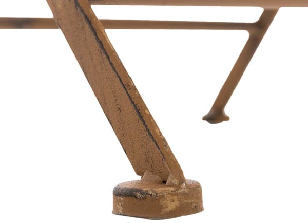 2 -deluppsättning av fällbara trädgårdsstolar - Fällbara stolar - Eleganta nostalgiska detaljer