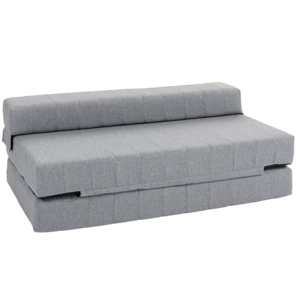 Golvsoffa - 2-sits bäddsoffa | Färg: Grå | Mått: 138x80x50 cm