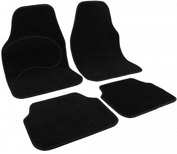 4-delad universell bilgolvmatta set | Svart