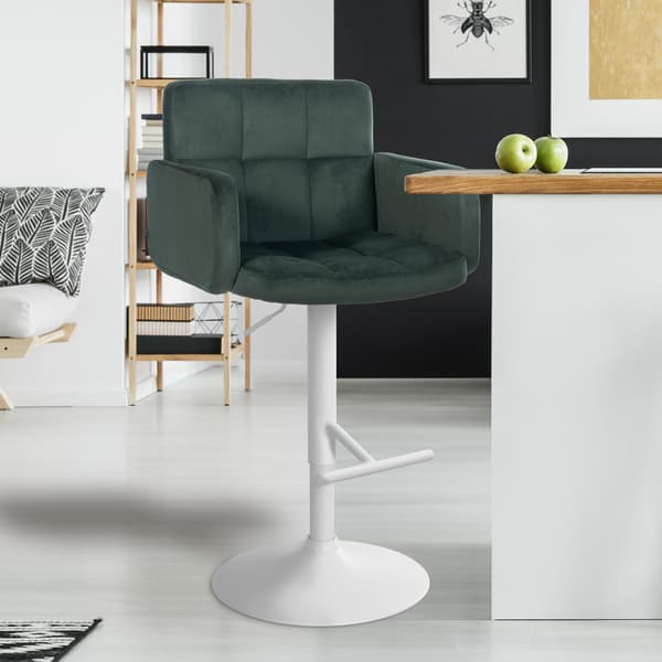 Velvet Bar Pall - Stool - Justerbar sitthöjd, roterande design