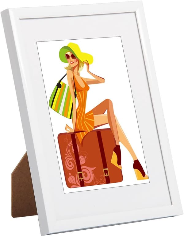 Fotoram i plast | Vit | 20x30 cm