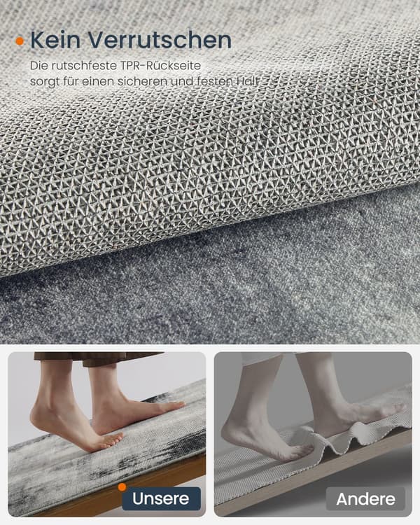 Vardagsrumsmatta modern abstrakt stil | Tauben grå | 160x230 cm