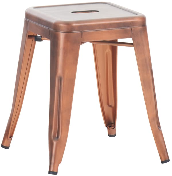 Modern stapelbar pall - Barstol - Space -Saving Design | Färg: Vit