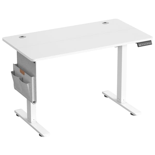 Höjdjusterbart skrivbord med minnesfunktion | Vit | 100x60x72-120 cm