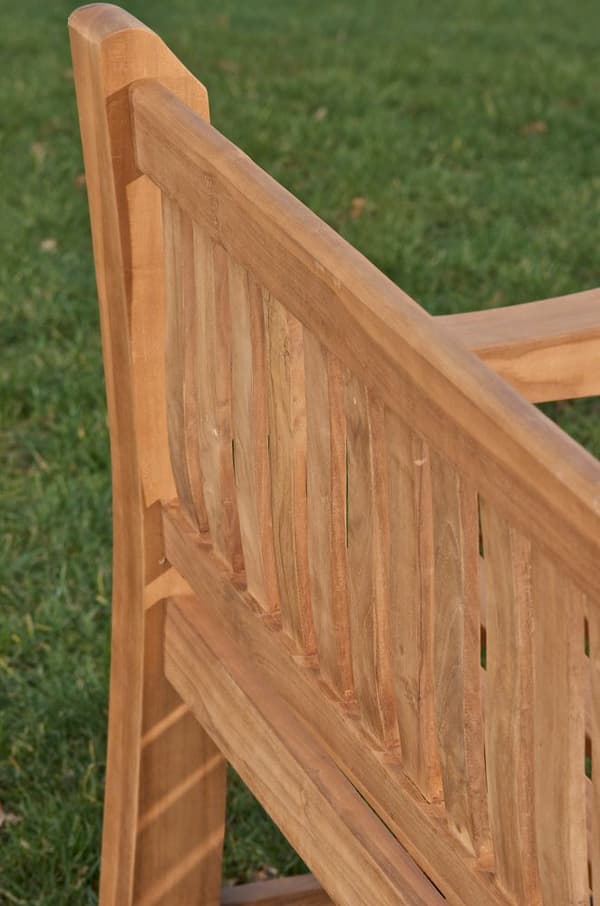 Teak Garden Bench Jackson - Solid Wood - Ergonomisk komfort