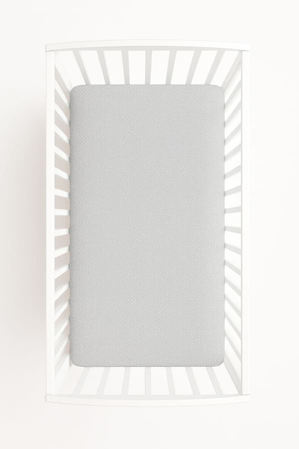 Monterat ark 120x60 cm - bomull - spjälsängar - mjukt tyg - elastisk passform