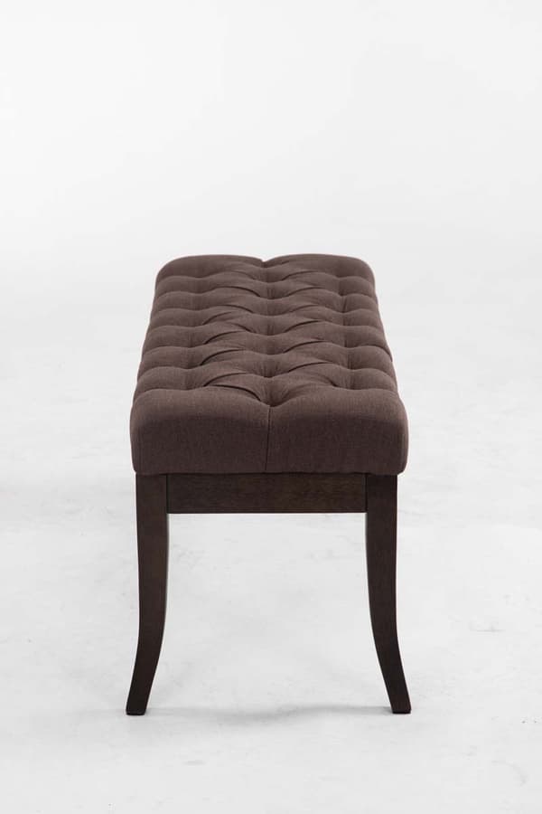 Soffa Brown Fabric - Soffa - Lyxig komfort, Chesterfield -design, lätt att underhålla