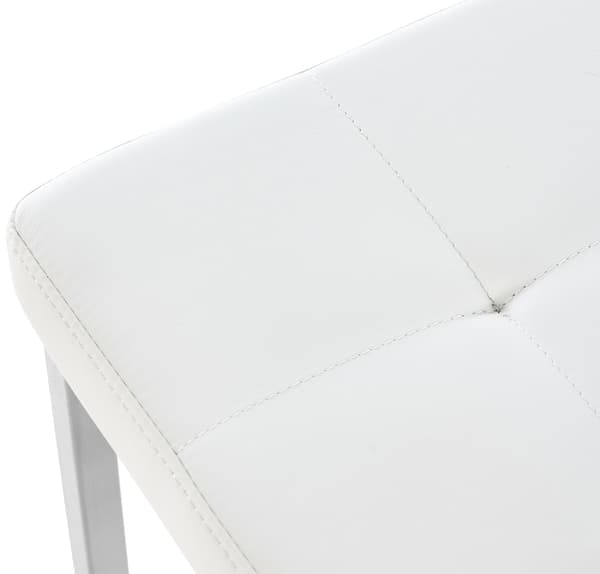 Seat Cube, Zitpoef - Versatile & Comant - Rostless Steel Base | Färg: Vit