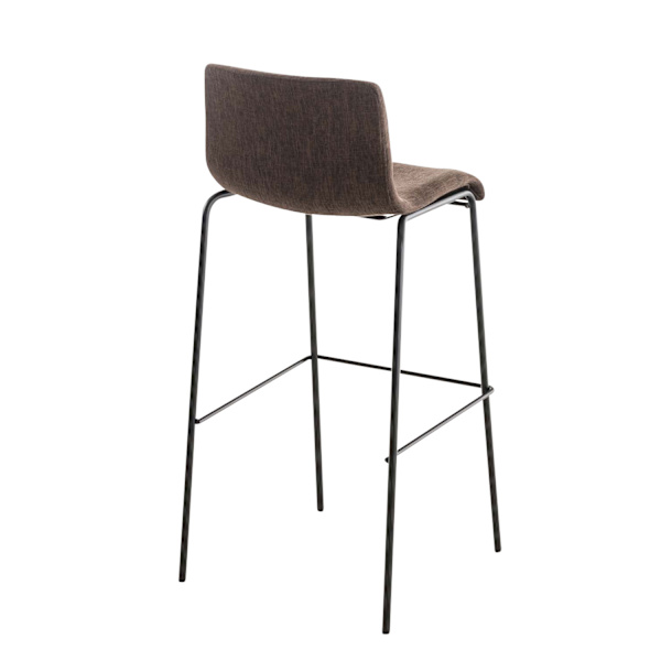 Uppsättning av 2 moderna barstolar - Högpallar - Stackbar, ergonomisk design