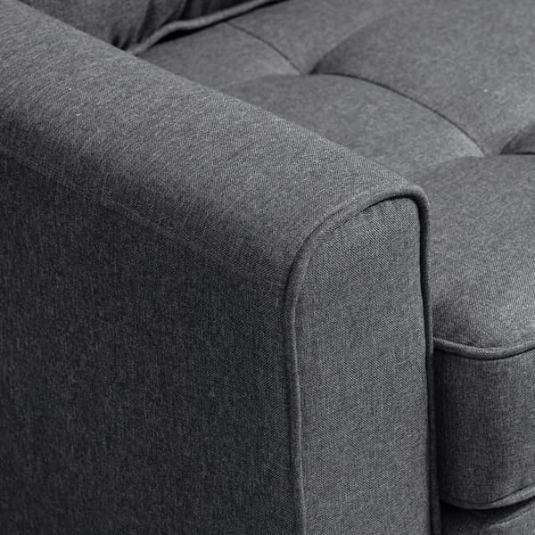 2-sits bäddsoffa, utdragbar | Färg: Grå | Mått: 75x147,5x85 cm