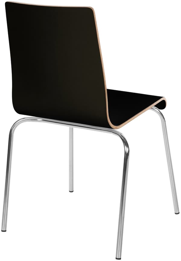 Staplingsstolar - Multifunktionella sittmöbler - Space -Saving Design, Scratch -Resistant Design | Färg: Svart