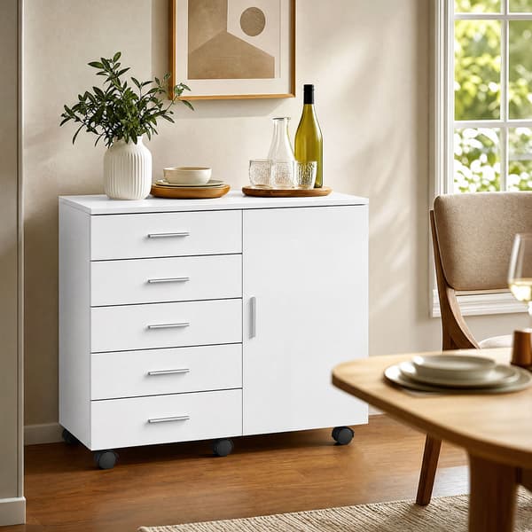 Rullcontainer med deur | Intelligens | 80x40x65 cm