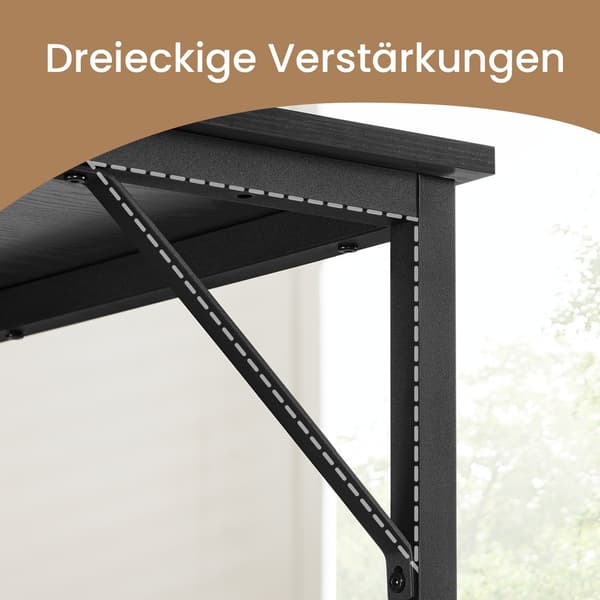 Litet skrivbord datorbord | Ek färg-Vit | 80x50x76 cm