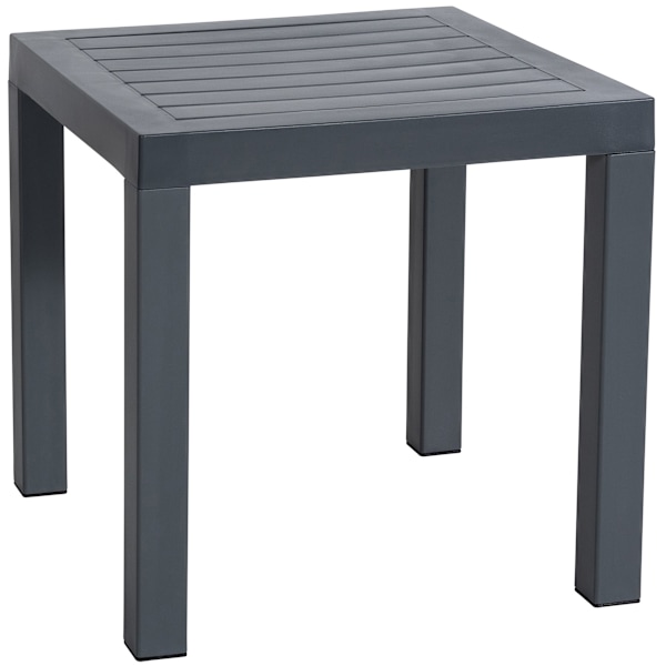 Sidobord - Elegant - Väder -resistent - Material av hög kvalitet: Mörkgrå