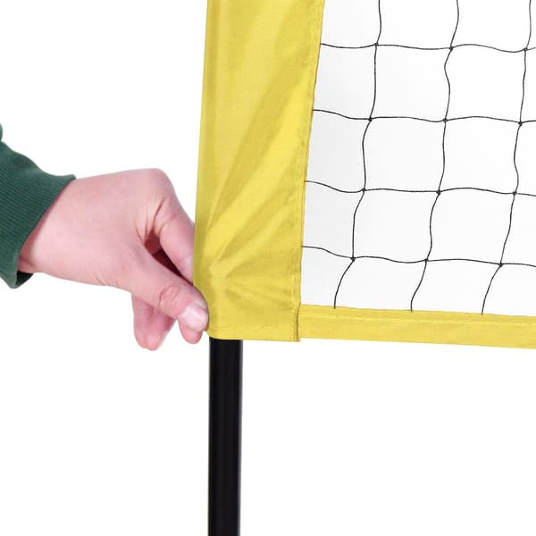 Rörligt badmintonnät - justerbart - hållbart - inomhus/utomhus - 300 x 103 x 155 cm