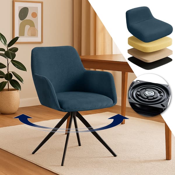 Matsalstol Rib Fabric - Matsstol - 180 ° Run Function för extra komfort