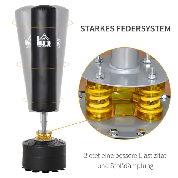Fristående boxsäcksstativ - Stål boxsäcksbas | Färg: Svart