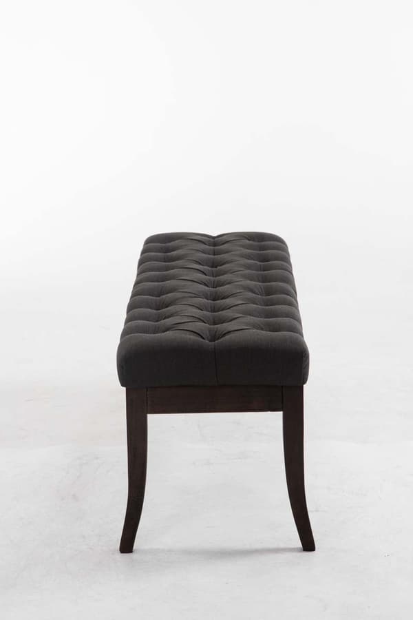 Tyg SOFA - Designer Sofa - Elegant extra sittrum för gäster | Färg: Mörkgrå storlek: 120 cm