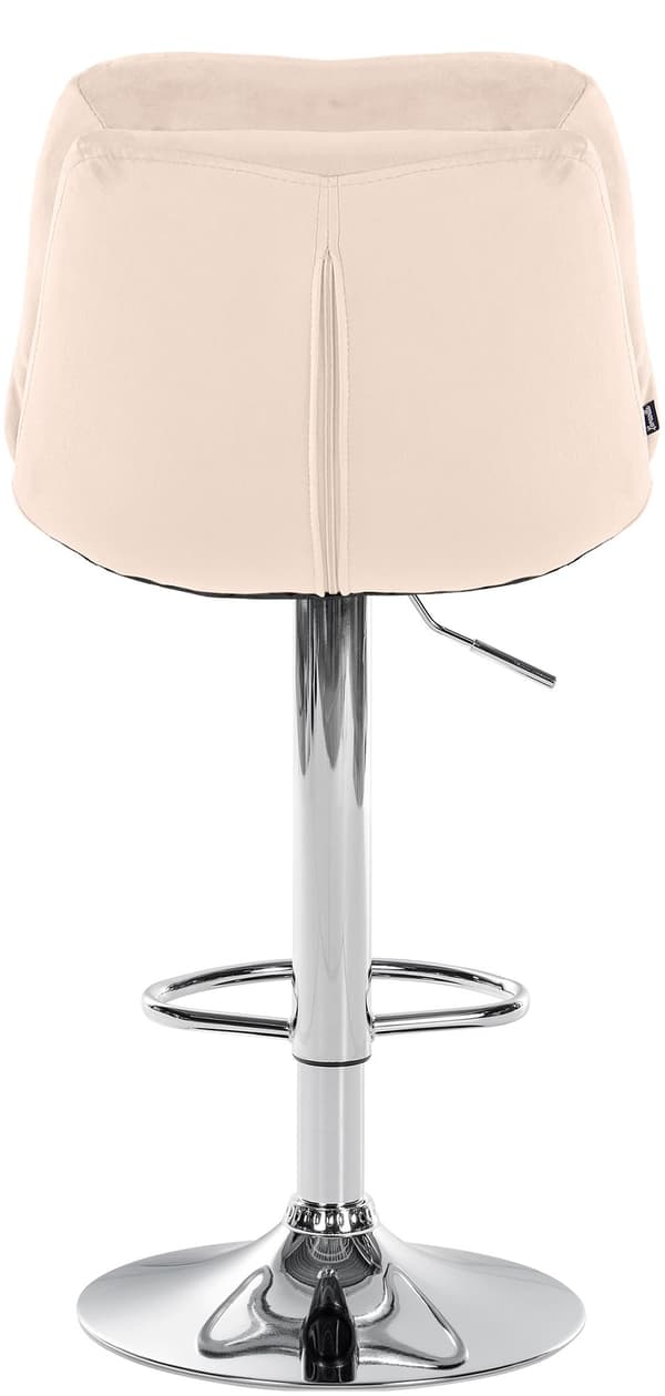 Barstol sammet - pall - optimal sittkomfort, roterande ram
