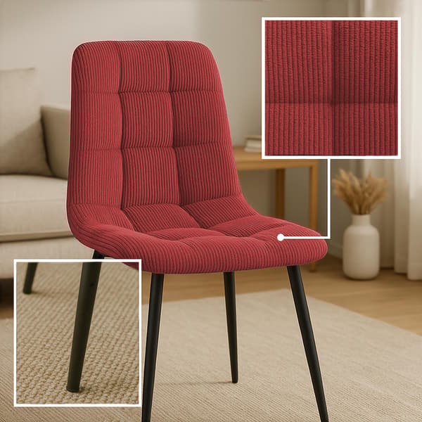 Matsalsstol - Kökstol - Bekväm klädsel, underhållsvänlig design