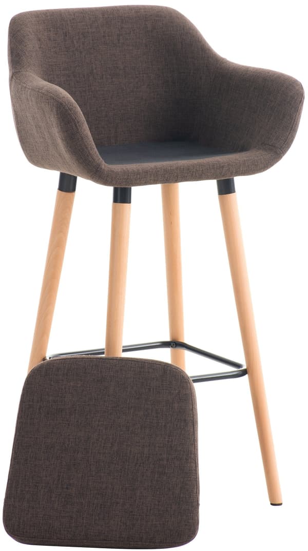 2 -stycken uppsättning barstolar - fåtöljstil - ergonomisk design