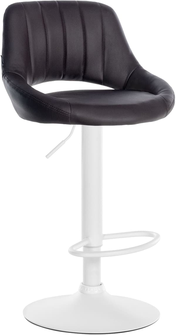 Artificial Leather Bar Pall - Barstol - Justerbar & 360 ° Running