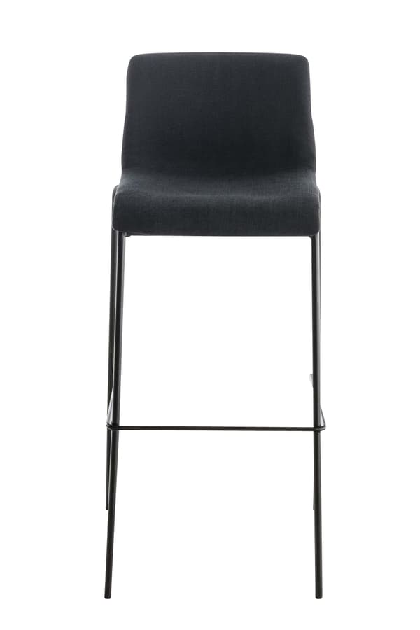 Barstol Modern stil - Pall - Stackbar, ergonomisk komfort | Färg: Svart | Basfärg: svart
