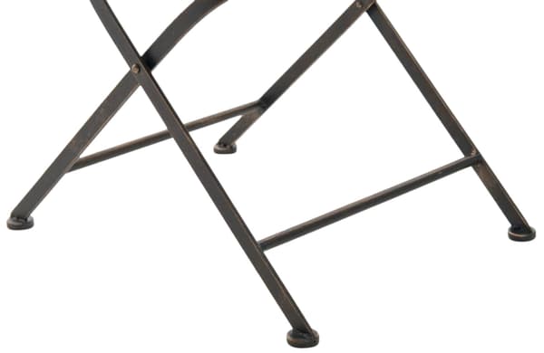 Uppsättning av 2 nostalgiska vikbara stolar - retrostil - extremt stabil design