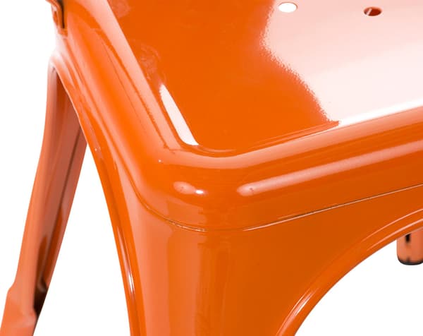 Metall Stacking Chair - Industrial Design - Rymdbesparing