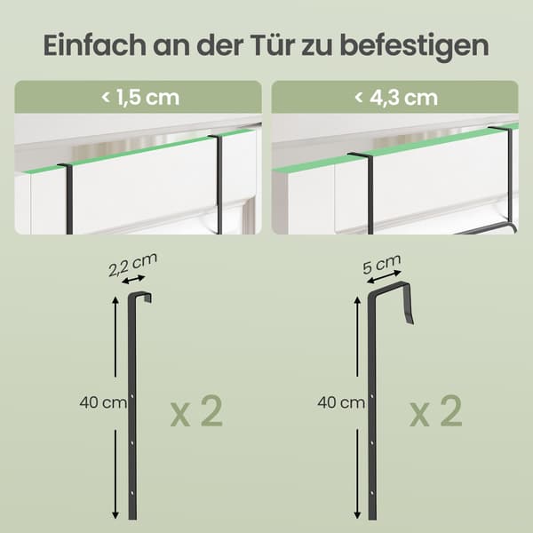 Rektangulär hellängdsspegel | Bläcksvart | 120x40 cm