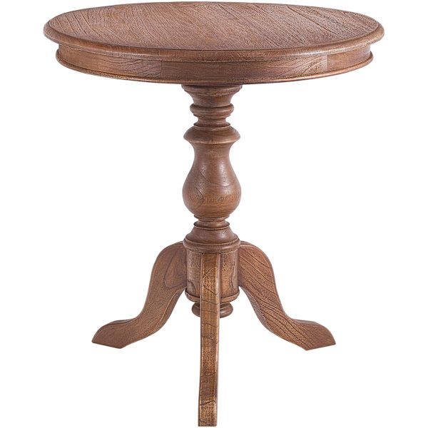 Round Side Table - Tabell - Stylish Mindihout Design, Compact and Surable