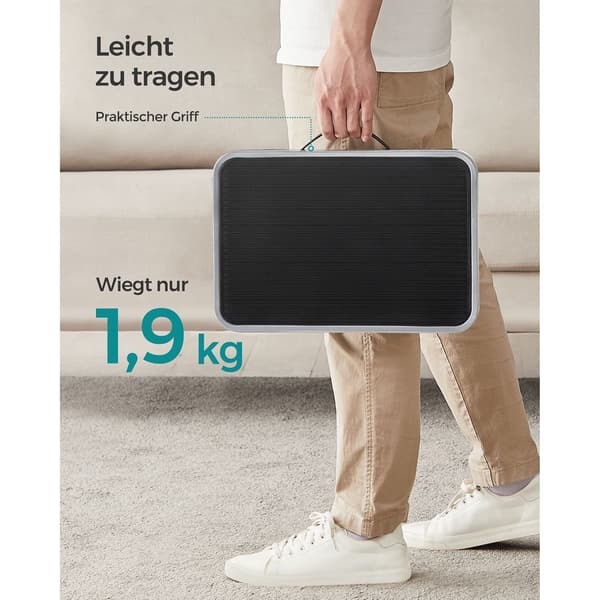 Hopfällbar stol i grått stål - strandstol - bärbar - robust - kompakt - 32 x 44 x 17,5 cm