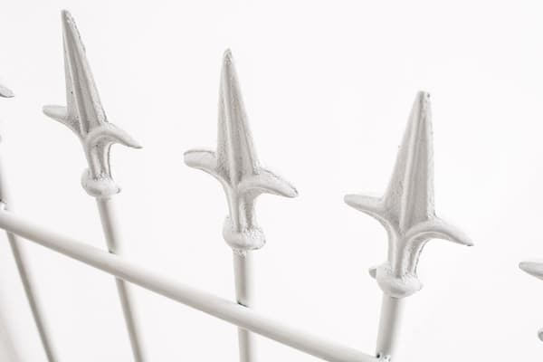 Rustic Climber Support - Nostalgic Plant Support - Handmade Iron Design | Färg: Vit