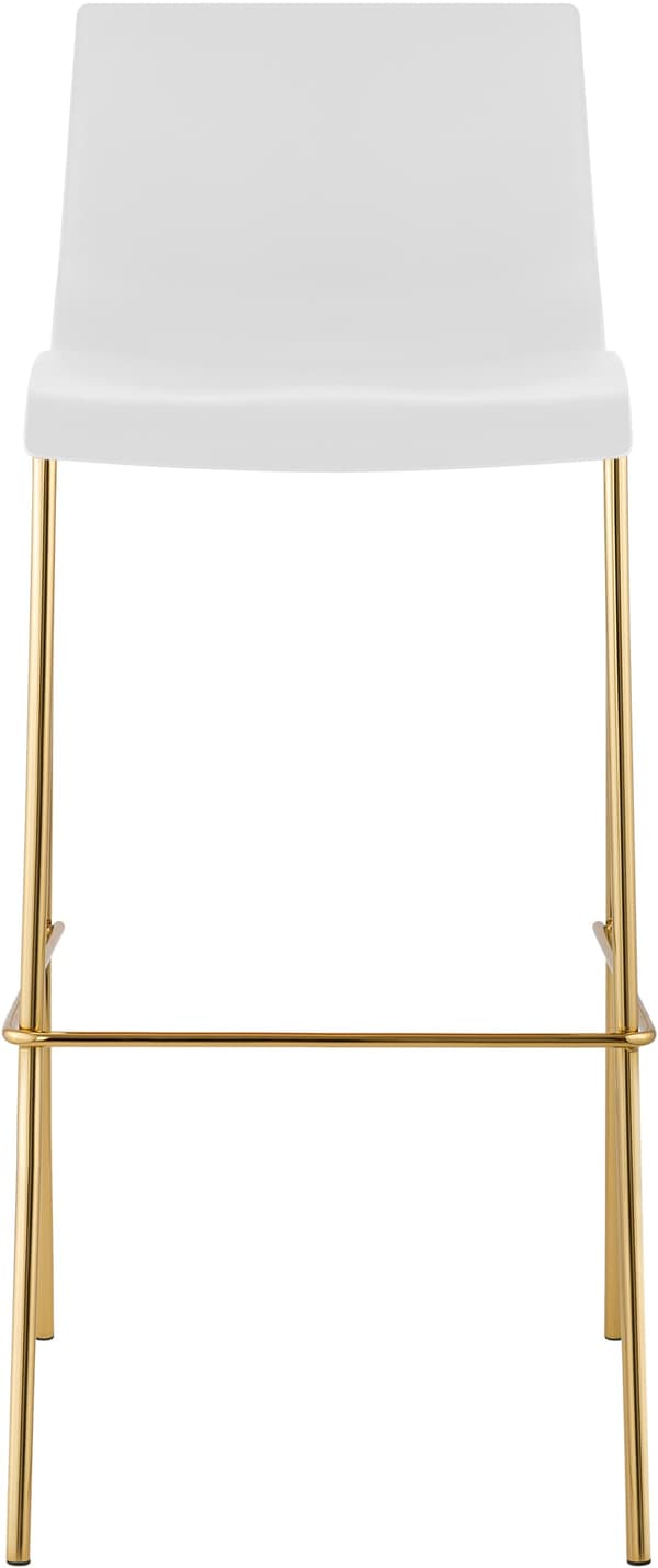 Barstol Hover med plastsits | Färg: Vit | Mått: 43x48x100 cm
