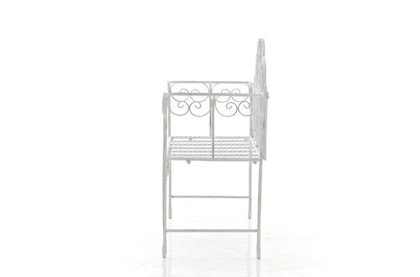GARDEN BENCH - SOFA - Simple Assembly, Timeless Eye -Catcher | Färg: Antik vit