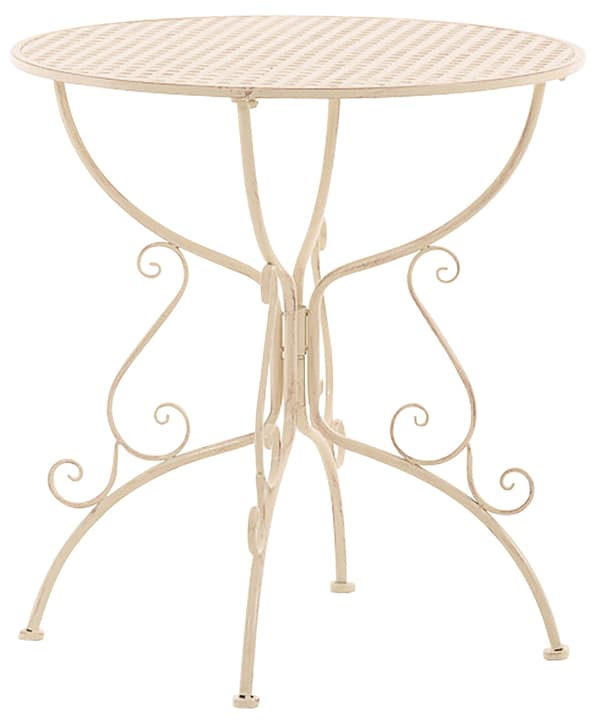 Nostalgic Garden Table - Retro Design - Handmade & Stable Iron | Färg: Vit
