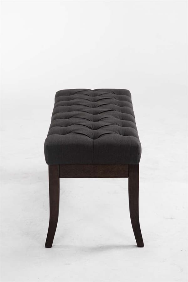 Tyg SOFA - Designer Sofa - Elegant extra sittrum för gäster | Färg: Mörkgrå storlek: 100 cm