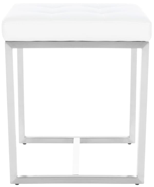 Seat Cube, Zitpoef - Versatile & Comant - Rostless Steel Base | Färg: Vit