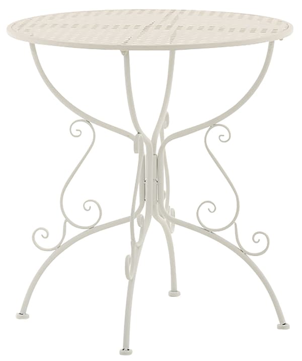 Nostalgic Garden Table - Retro Design - Handmade & Stable Iron | Färg: Vit