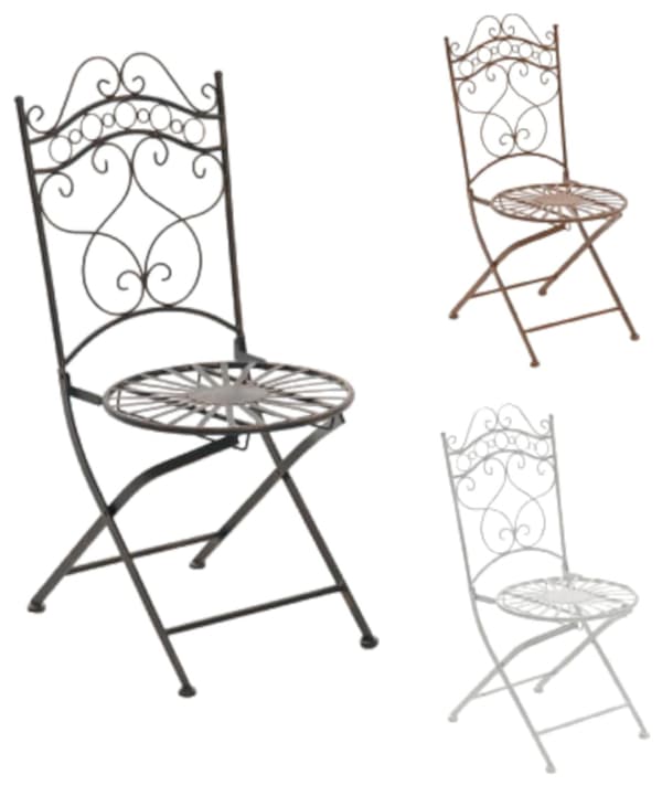 Uppsättning av 2 nostalgiska vikbara stolar - retrostil - extremt stabil design