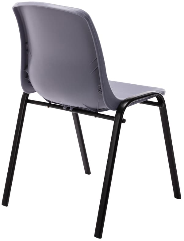 Staplingsstol - Stackbar stol - Space -Saving Comfort, Robust stabilitet, metall/plast | Färg: Grå