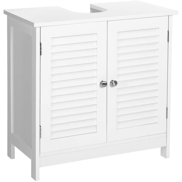Tvättställsunderskåp - badrumsmöbler - vit - 60 x 30 x 60 cm