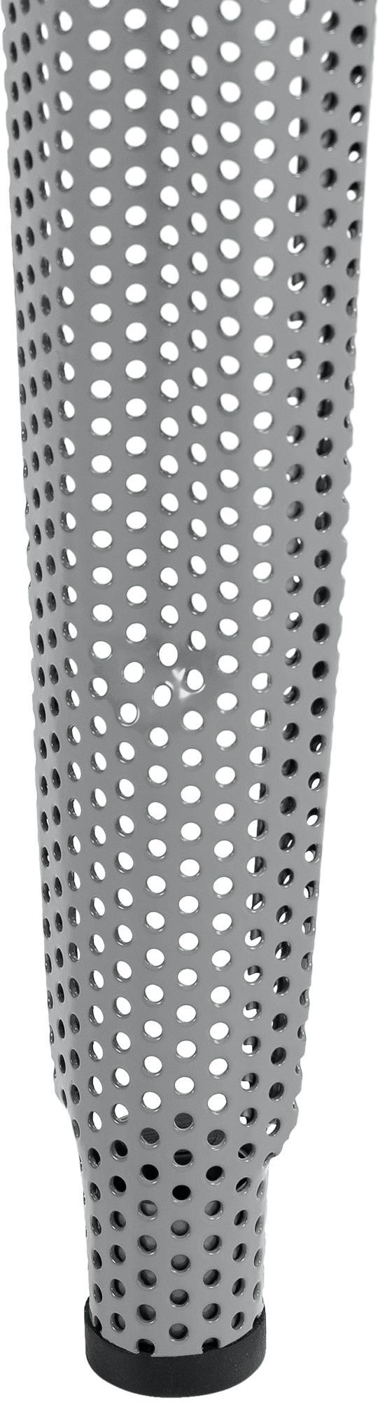 Barstol - Industriell pall - Stackbar och underhåll - vänlig design | Färg: Silver