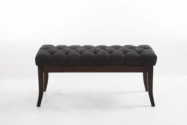 Tyg SOFA - Designer Sofa - Elegant extra sittrum för gäster | Färg: Mörkgrå storlek: 100 cm
