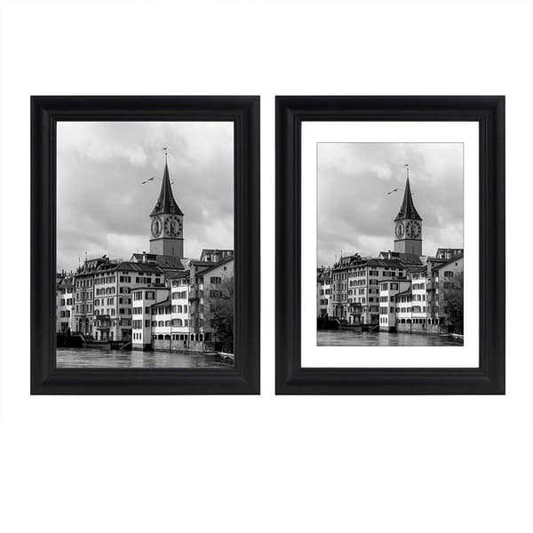 Fotoram i trä med glas | Silver | 10x15 cm