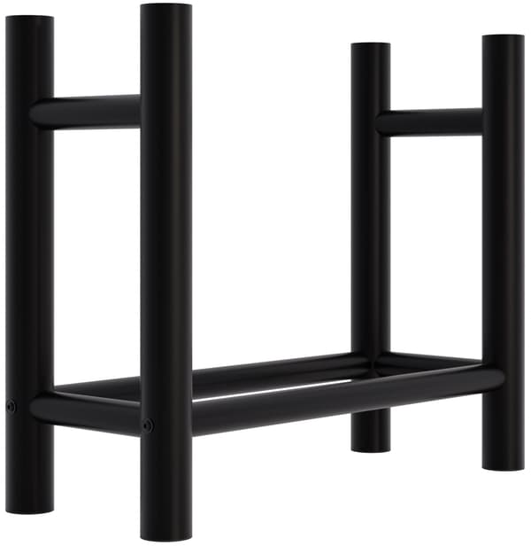 Black Round Wood Storage - Vedtrek - Stylish & Sustainable Storage Solution
